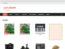Tablet Screenshot of lars-bodin.dk